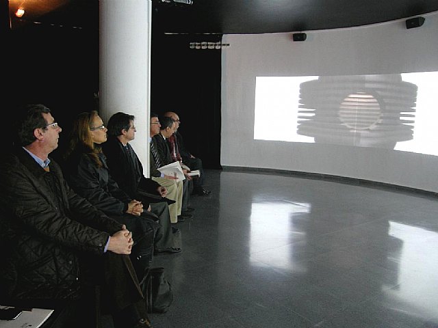 La directora general de Turismo presenta el nuevo contenido del vídeo promocional del Centro de Visitantes de Lorca - 1, Foto 1