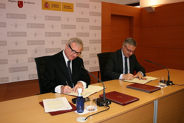 Valcárcel y Blanco blindan la opción centro del AVE entre Murcia y Cartagena - 2, Foto 2