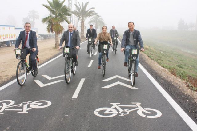 Murcia gana 25 kilómetros de carril bici que conectan la Contraparada con Beniel junto a la mota del Río Segura - 1, Foto 1