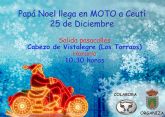 Papá Noel llega en moto 'custom' a Ceutí
