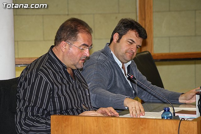 Los concejales de IU+LV, Juan José Cánovas y Pedro Martínez, en una foto de archivo / Totana.com, Foto 1