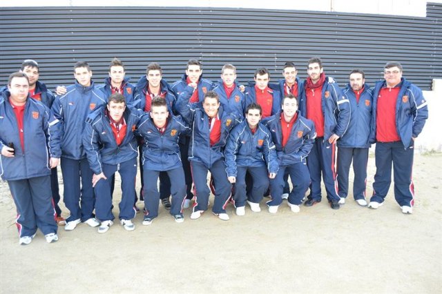 Youth Success Jonathan Lombardo, Football Club, Chamber Capuchins, with the selection of Murcia, Foto 2