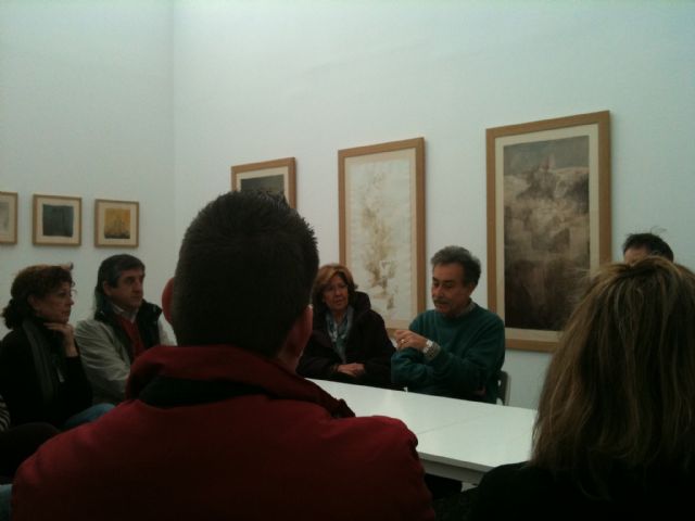 Treinta personas aprenden la técnica de la acuarela de la mano de Pedro Cano en Blanca - 2, Foto 2