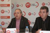 UGT y CCOO piden a Zapatero que suspenda la ley de recortes del Gobierno murciano por conflicto de competencias