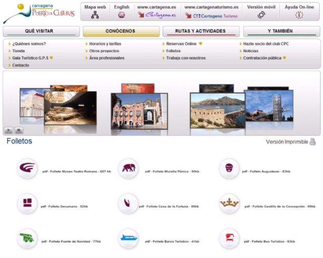 La web de Puerto de Culturas, primer portal turístico con certificado europeo de calidad - 1, Foto 1