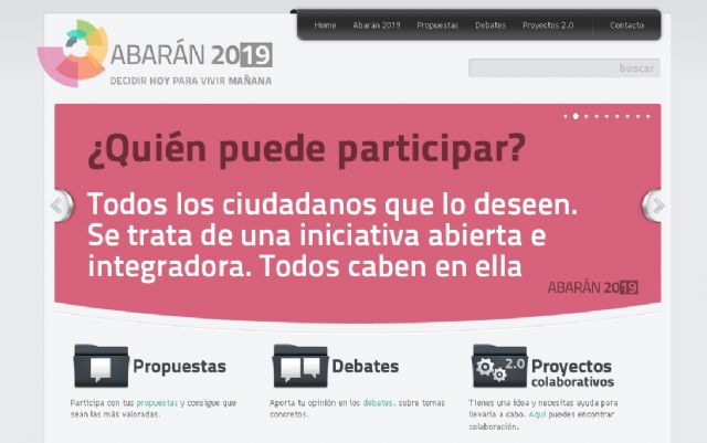 Se presenta el proyecto de participación ciudadana y gobierno abierto Abarán2019 - 1, Foto 1