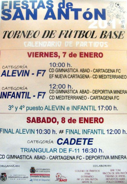 Torneo de fútbol base en las fiestas de San Antón - 1, Foto 1