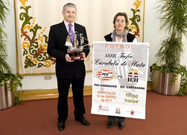 El 39° Trofeo Carabela de Plata enfrenta al F.C. Cartagena contra el PSV Eindhoven - 1, Foto 1