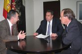 Manuel Campos se reunió hoy con el alcalde de Villanueva del Río Segura, José Luis López Ayala