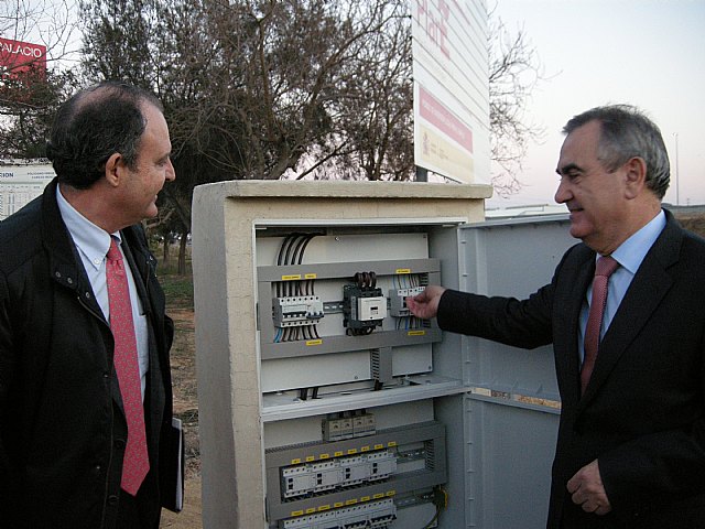 El Ministerio de Fomento pone en funcionamiento la iluminación del acceso a Cartagena en la autovía A-30 - 1, Foto 1