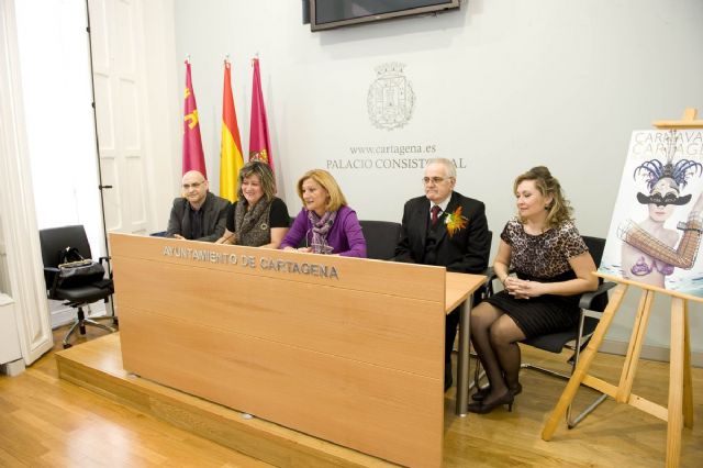 Los elementos arquitectónicos de la ciudad visten el cartel del Carnaval 2011 - 3, Foto 3