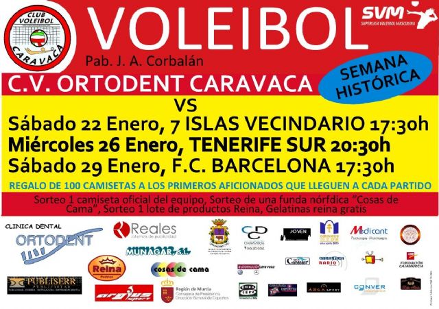 C.V. Ortodent Caravaca - Vecindario, sábado 22 de Enero a las 17:30 h - 1, Foto 1
