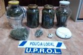 La UPROL de Lorca interviene 1 kilo de marihuana y detiene a una persona en Pulgara