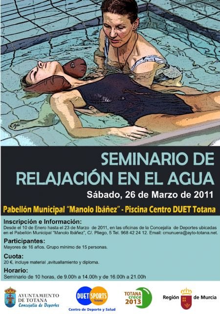 La Concejalía de Deportes ha organizado un Seminario de Relajación en el Agua, Foto 1