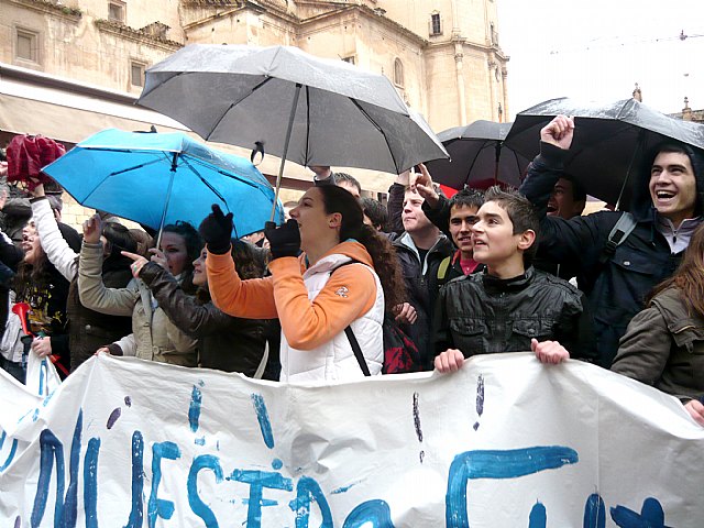 El PSOE se solidariza con las reivindicaciones de los estudiantes de Secundaria en Lorca - 3, Foto 3
