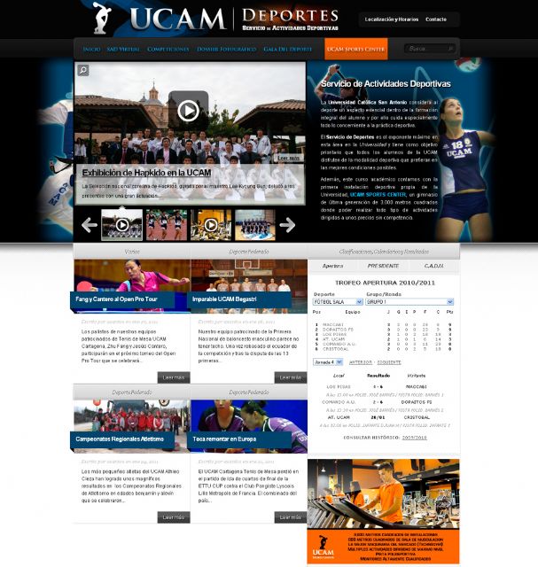 La UCAM presenta su nuevo portal web de Deportes - 1, Foto 1