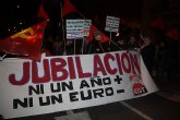 Concentración en Murcia contra la reforma del sistema público de pensiones