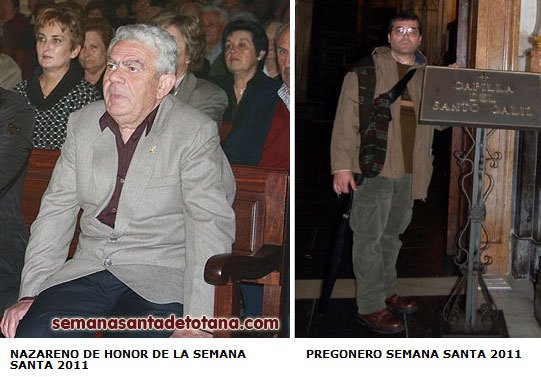 Ya se conoce el Nazareno de Honor y el pregonero de la Semana Santa 2011, Foto 1