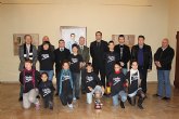 Valcárcel recibe a los ganadores del Campeonato de España de Béisbol, el equipo murciano Estrellas Negras de Algezares