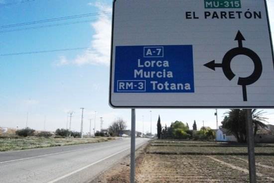 La Comunidad Autónoma tiene previsto iniciar en las próximas semanas las obras de mejora de la carretera Totana-El Paretón (RM-315), Foto 1