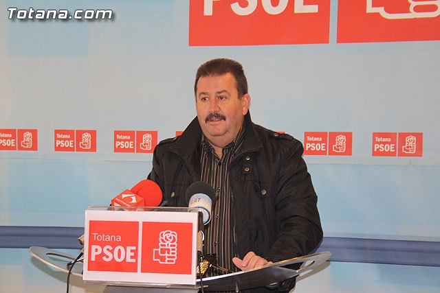 Rueda de prensa PSOE Totana sobre empleo, Foto 1