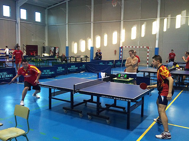 Tenis de mesa. 2ª division nacional. Gran partido de la Peña Barcelonista en Beniganim, Foto 4