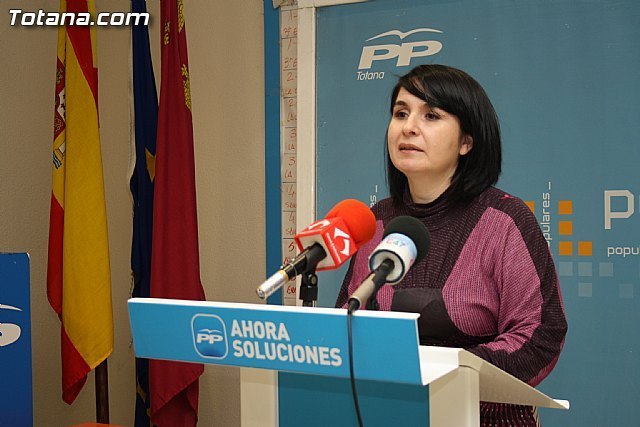La portavoz del PP local, Isabel María Sánchez, en una foto de archivo / Totana.com, Foto 1