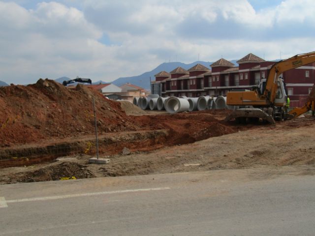 Avanzan a buen ritmo las obras para la nueva rotonda de acceso al polígono industrial de La Unión - 2, Foto 2