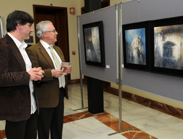 La Universidad de Murcia inauguró la exposición de Pérez Casanova en el Rectorado - 1, Foto 1