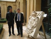 El Museo Arqueológico expone en su patio interior 18 escudos nobiliarios tras su restauración