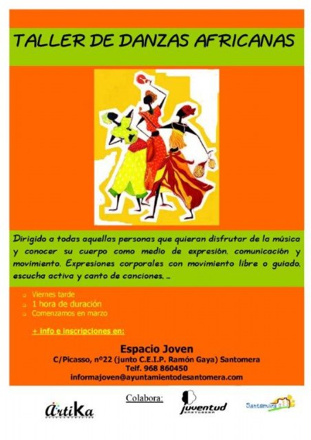 Las danzas africanas llegan al Espacio Joven - 1, Foto 1