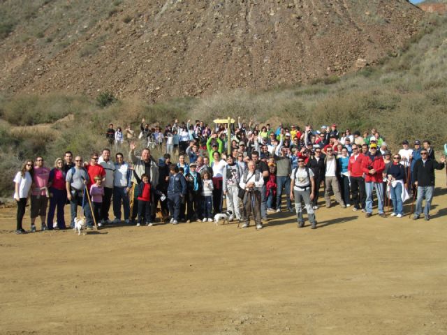 Cerca de 300 senderistas celebran en La Unión una ruta minera hasta portmán - 1, Foto 1