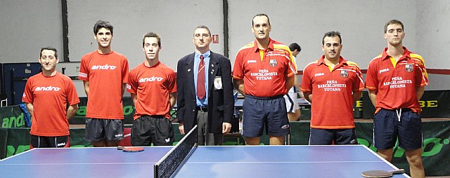 Tenis de mesa. 2ª division nacional. Se le escapó la victoria a la Peña Barcelonista en El Palmar, Foto 2