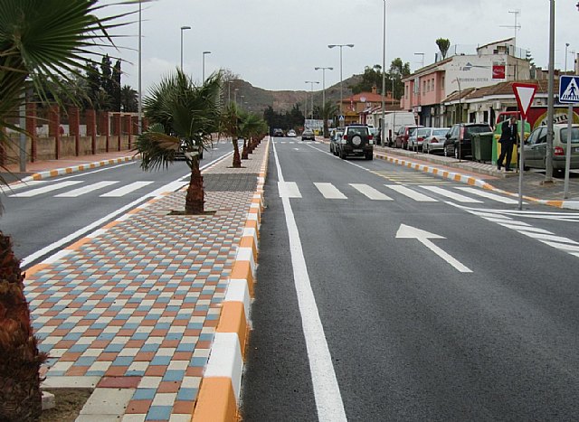La avenida del Mediterráneo de La Unión queda abierta al tráfico tras su completa remodelación - 1, Foto 1