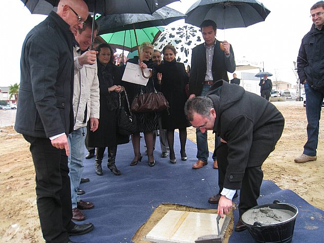 Campos pone la primera piedra del Centro Integral de Seguridad en Las Torres de Cotillas - 1, Foto 1