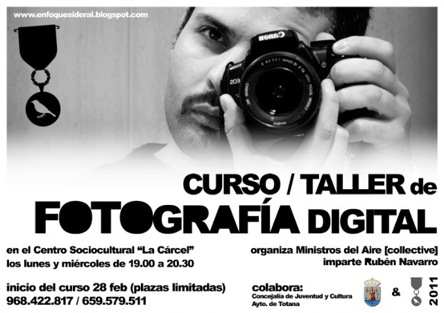 La asociación Ministros del Aire de Totana organiza un curso de Fotografía Digital, Foto 1