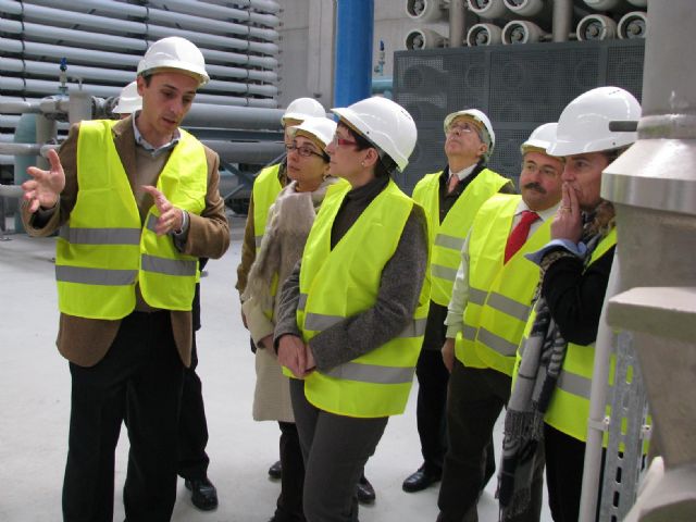 Las comunidades de regantes visitan la Planta desaladora de Águilas - 1, Foto 1