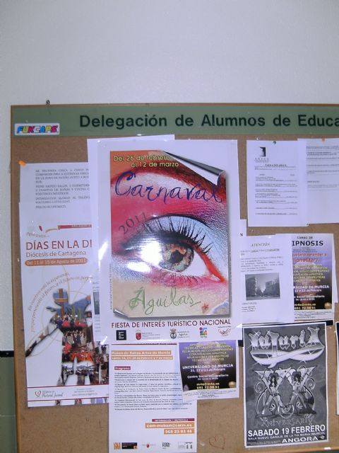 Nuevas Generaciones del PP llevan la imagen del Carnaval 2011 a la Universidad de Murcia - 1, Foto 1