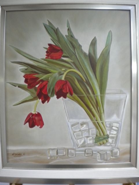 La pintora totanera María Dolores Victoria expone su obra en la muestra Color es vida, Foto 2