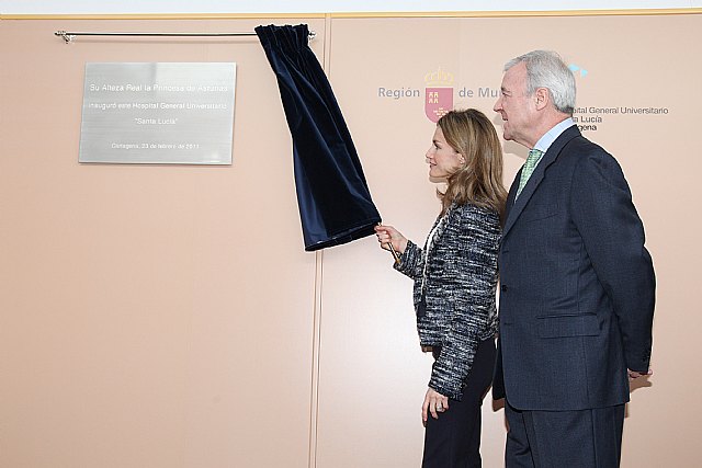 La princesa de Asturias inaugura el hospital ´Santa Lucía´ de Cartagena, pionero en gestión sanitaria y con la más moderna tecnología - 4, Foto 4