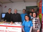 La Pastoral Juvenil de Cartagena promociona los Das en las Dicesis de la JMJ en la Muestra de Voluntariado de Murcia
