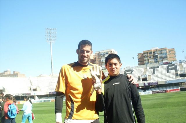 Alumnos del CP Beethoven y el FC Cartagena, juntos con el ADE - 2, Foto 2