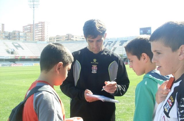 Alumnos del CP Beethoven y el FC Cartagena, juntos con el ADE - 5, Foto 5