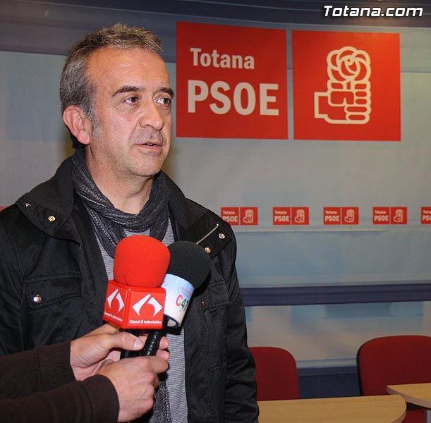 Rueda de prensa PSOE Totana. Candidatura elecciones Mayo, Foto 1
