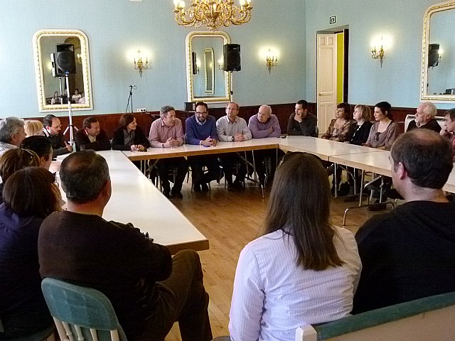 Antonio Hernando confía en las posibilidades electorales del PSOE en los municipios de la comarca oriental de la Región - 1, Foto 1