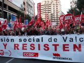 La novena manifestacin contra el 'Tijeretazo' vuelve a reunir en Murcia a decenas de miles de personas