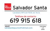 El candidato de la lista del PSOE de Yecla, Salvador Santa, se compromete públicamente a ´estar en calle con los ciudadanos y ser su voz´