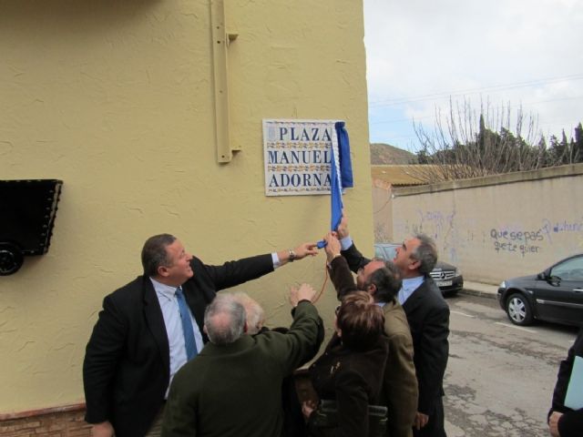 Inauguran en La Unión una plaza en honor al flamencólogo Manuel Adorna - 3, Foto 3