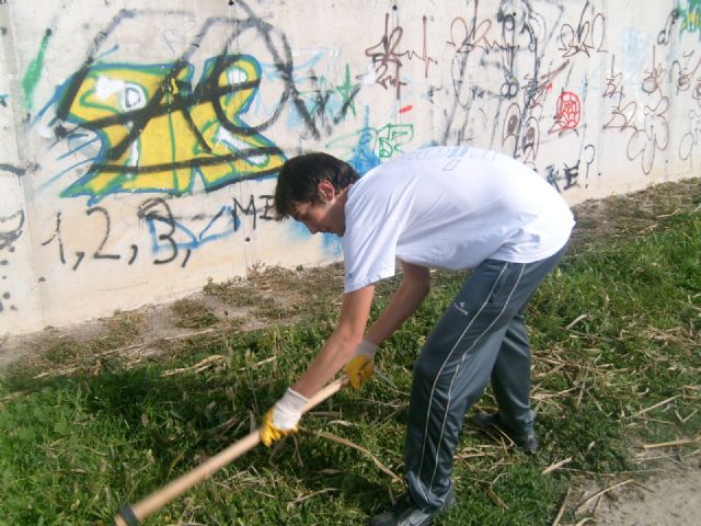 JOVAL asiste a la jornada de grafiti y limpieza del Río Mula a su paso por Alguazas - 2, Foto 2