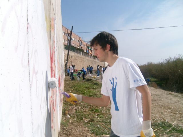 JOVAL asiste a la jornada de grafiti y limpieza del Río Mula a su paso por Alguazas - 3, Foto 3